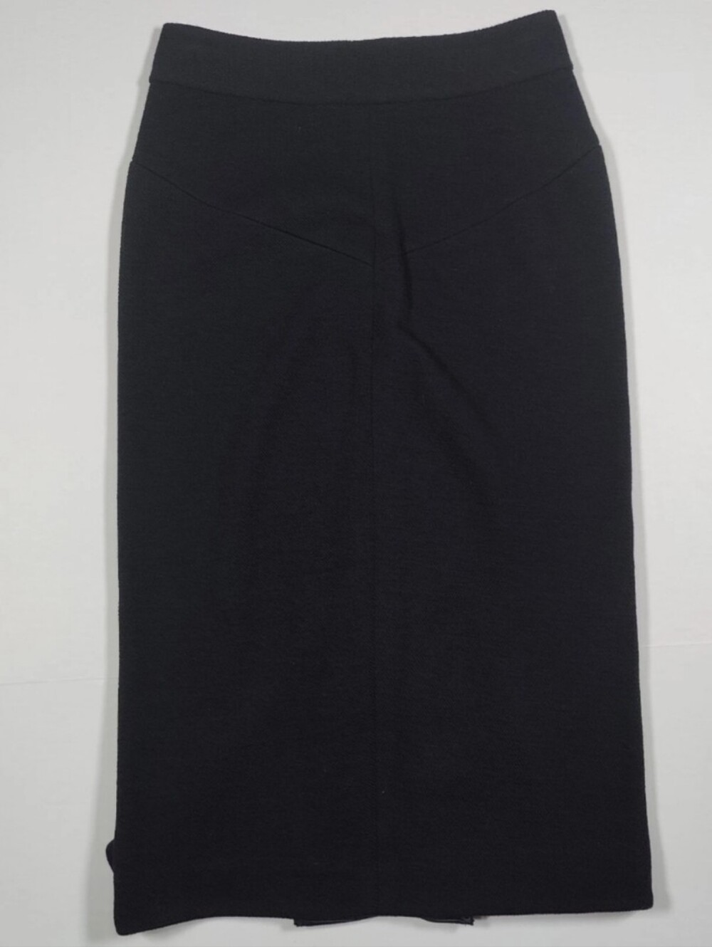 Diane Von Furstenberg DVF Womens Black Wool Pleated Back Martine Skirt Size 0